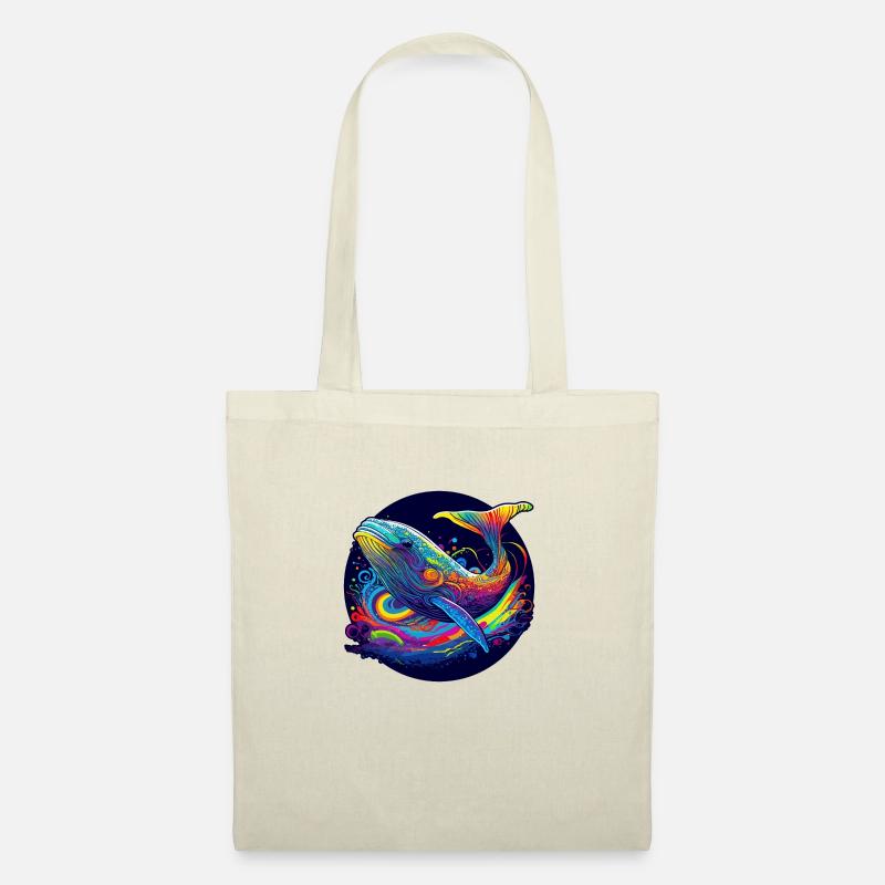Neon - Whale - Floating in Space - pos - Stoffbeutel - Natur