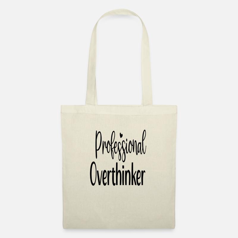 Professional Overthinker - Stoffbeutel - Natur