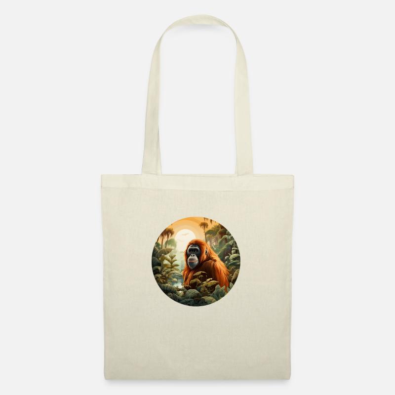Orang Utan - Stoffbeutel - Natur