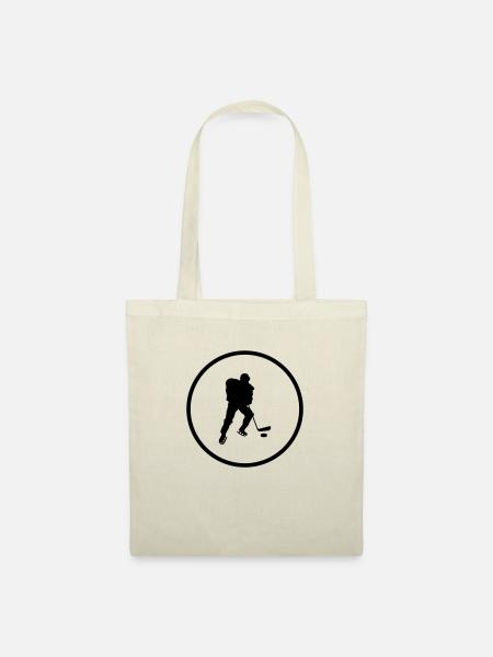 hockey - Stoffbeutel - Natur
