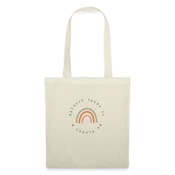 Because there is no Planet B Regenbogen Umwelt - Stoffbeutel - Natur - Vorne