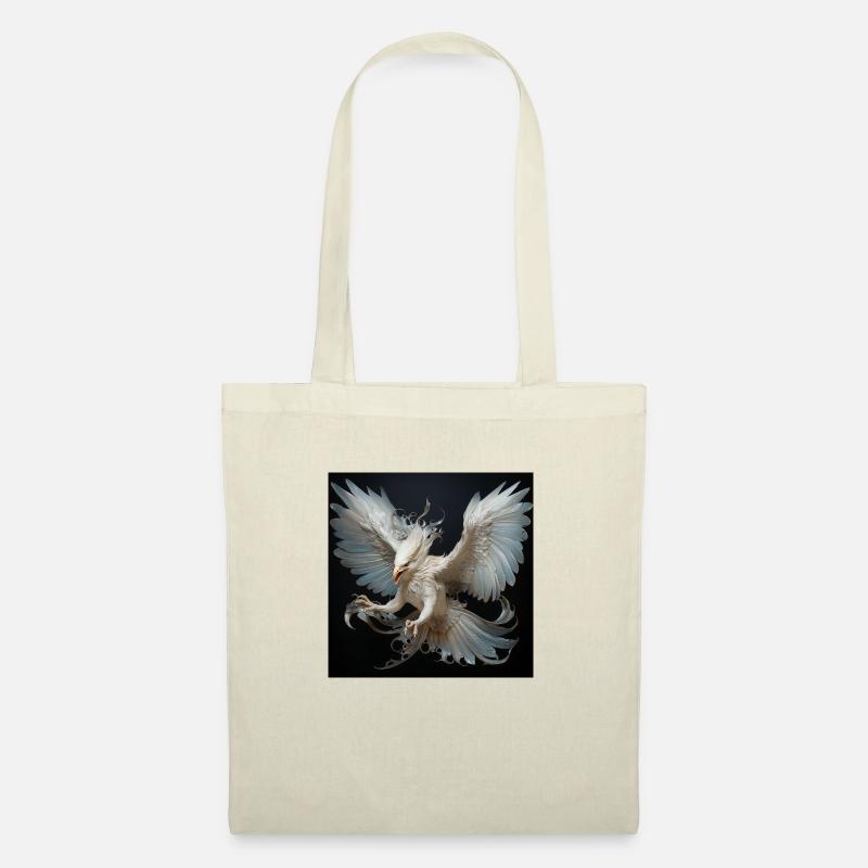 White dragon - Stoffbeutel - Natur