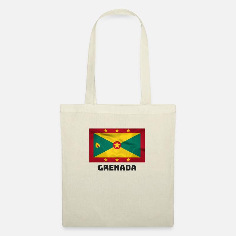 Grenada Flagge - Stoffbeutel - Natur