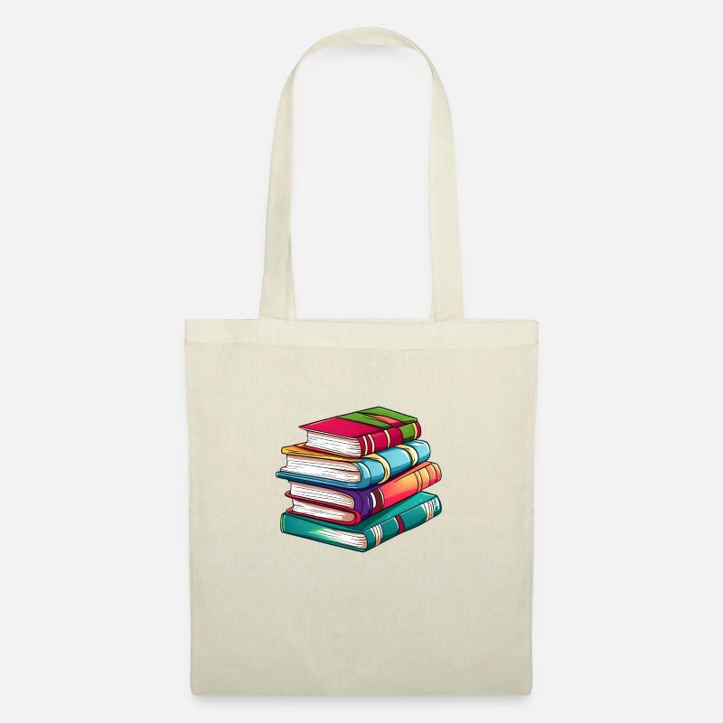 Buch Lesen Bücher Geschenk Leser Buchliebhaber - Stoffbeutel - Natur