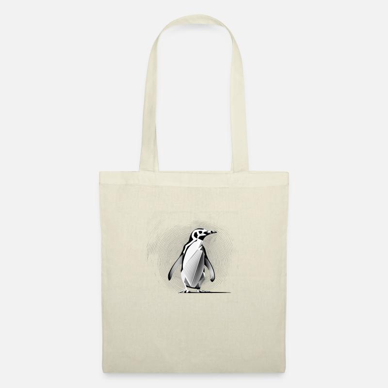 Kleiner Pinguin - Stoffbeutel - Natur