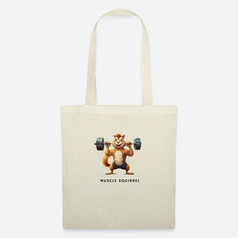 Muscle Squirrel - Stoffbeutel - Natur