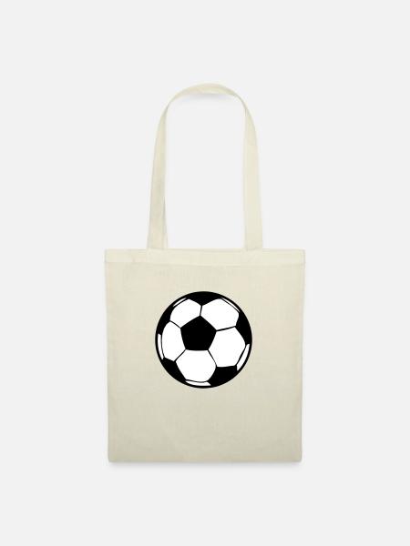 Fußball Fußball Fußball Sport 2510 - Stoffbeutel - Natur