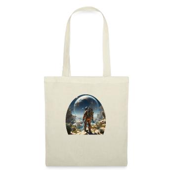 Astronaut explores alien worlds - Tote Bag - nature - Front