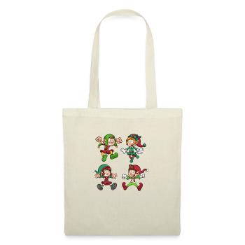 Christmas Elves - Tote Bag - nature - Front