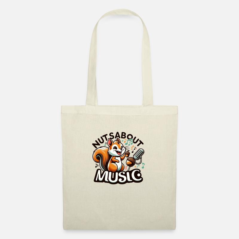 Nuts about Music - Stoffbeutel - Natur