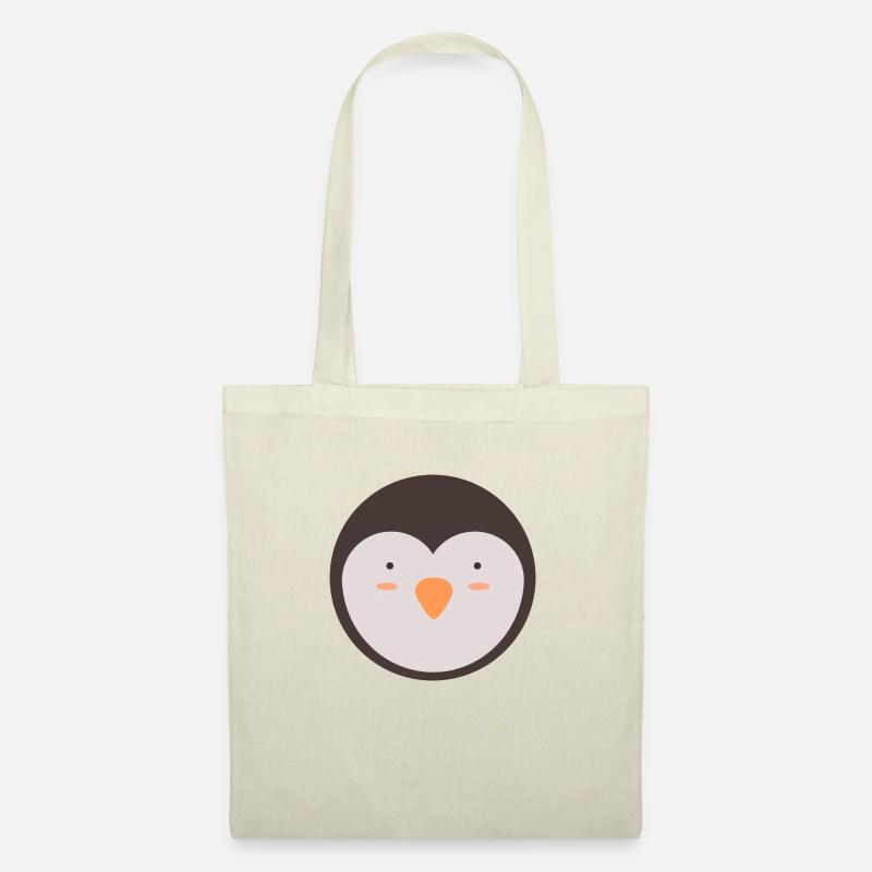 Niedlicher Pinguin - Stoffbeutel - Natur