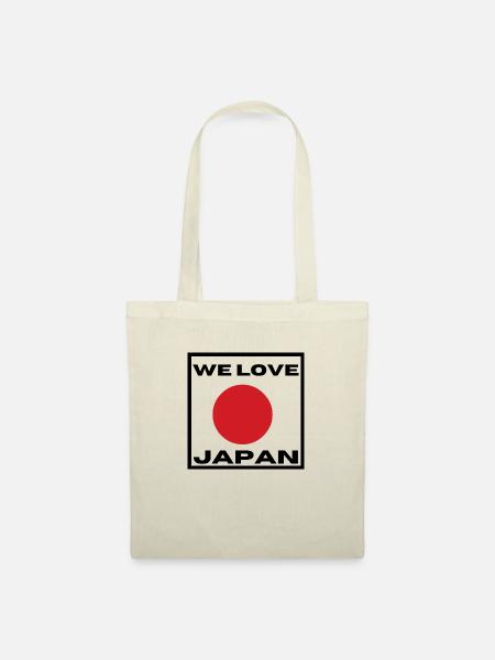 Wir lieben Japan - Stoffbeutel - Natur
