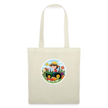 Tracteur agricole d’été - Sac en tissu - nature - Devant
