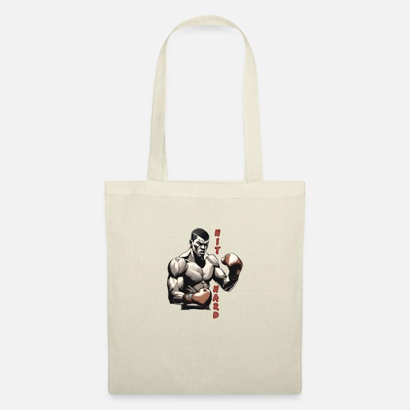 HIT HARD Boxing - Stoffbeutel - Natur