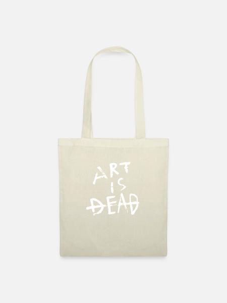 Art is dead - Weiß - Stoffbeutel - Natur
