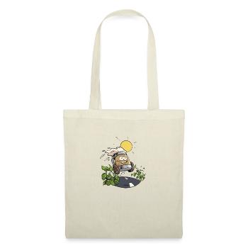 Bière joyeuse - Sac en tissu - nature - Devant