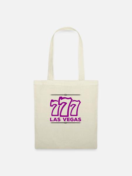 las vegas 777 - Stoffbeutel - Natur