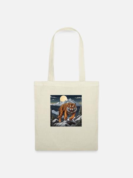Lifelike Vision Tiger - Stoffbeutel - Natur