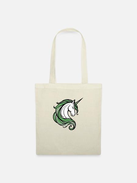 Einhorn - Stoffbeutel - Natur