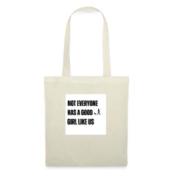Brave fille - Sac en tissu - nature - Devant