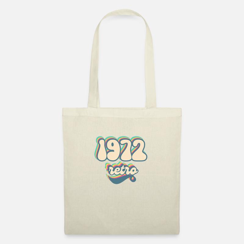 1972 Retro Geschenkidee - Stoffbeutel - Natur