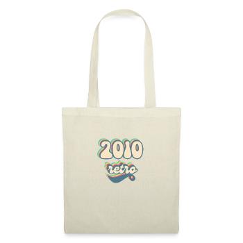 2010 Retro Geschenkidee - Stoffbeutel - Natur - Vorne
