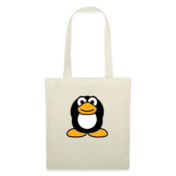 Penguin hear nothing, numb hands cover ears - Tote Bag - nature - Front