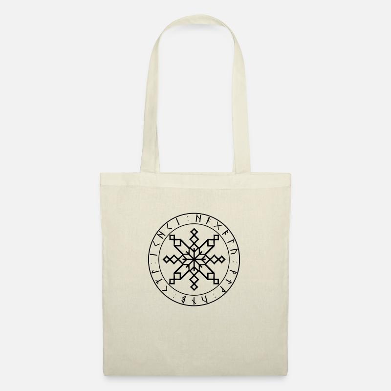 Bindrunes Star Protection - Tote Bag - nature