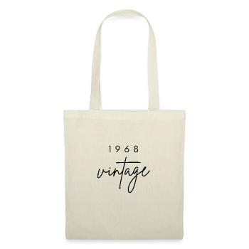 Anniversaire 1968 vintage - Sac en tissu - nature - Devant