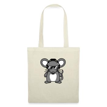 Mouse Sunglasses Cool Headphones Party Music Listening - Tote Bag - nature - Front
