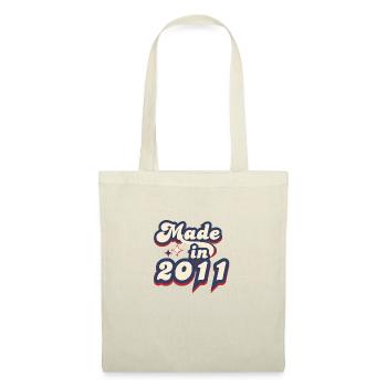 Made in 2011 retro - Tote Bag - nature - Front
