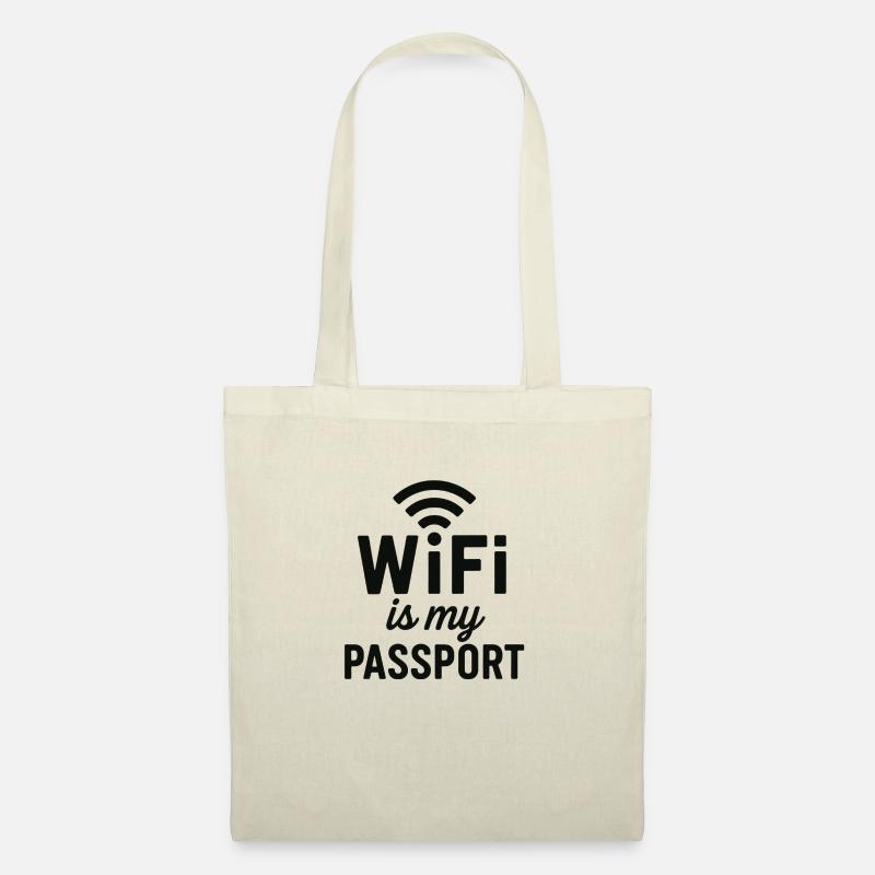 REISEPASS WIFI - Stoffbeutel - Natur