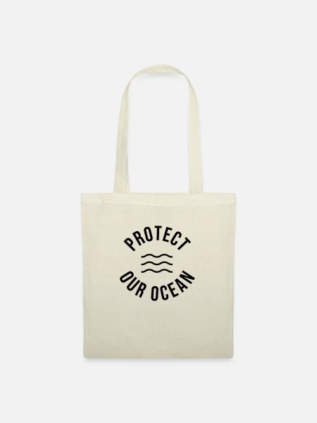 Protect Our Ocean - Stoffbeutel - Natur
