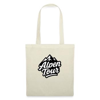 Alpen Tour Berge - Stoffbeutel - Natur - Vorne