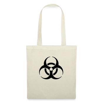 Biohazard Biohazard Symbole de danger - Sac en tissu - nature - Devant