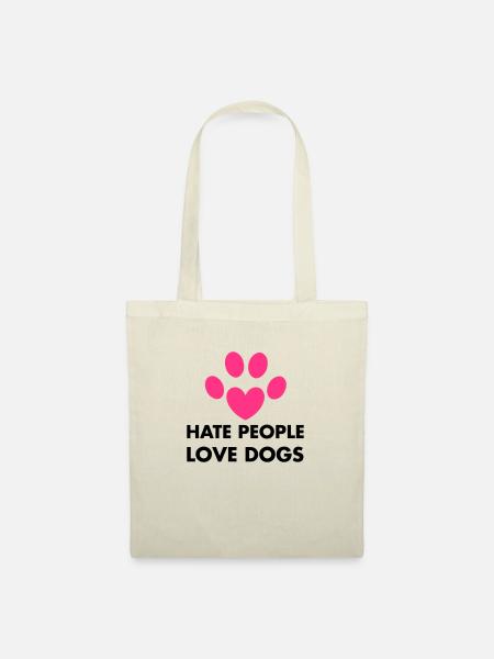 Dogs - Stoffbeutel - Natur
