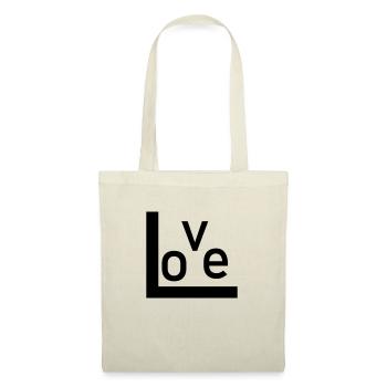 Love - Stoffbeutel - Natur - Vorne