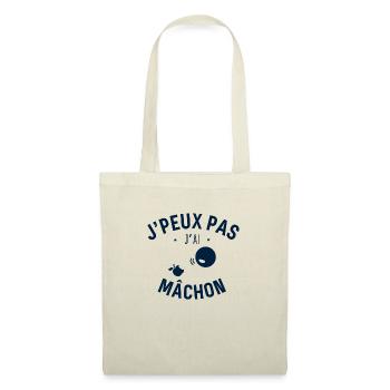J peux pas j ai Mâchon - Sac en tissu - nature - Devant