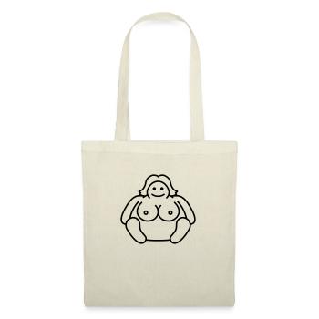 Naked Fat Woman - Tote Bag - nature - Front