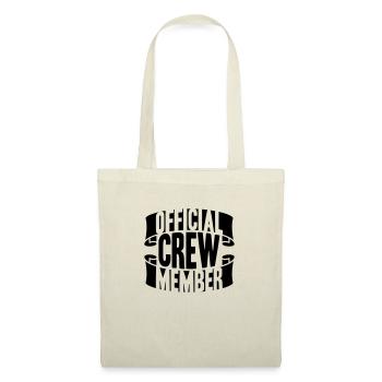 Cool Official Crew Member Banner Logo - Stoffbeutel - Natur - Vorne