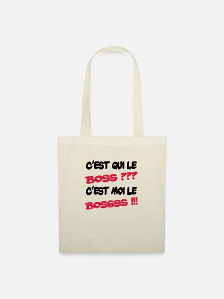 C'est qui le boss ? - Stoffbeutel - Natur