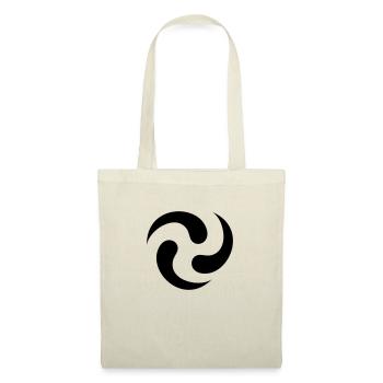 tribal Wirbel / tribal swirl (1c) - Stoffbeutel - Natur - Vorne