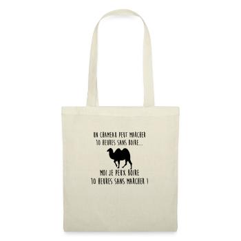 chameau - Sac en tissu - nature - Devant