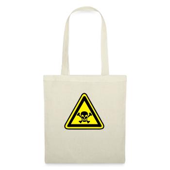 hazard panel head skull dead death 2210 - Tote Bag - nature - Front