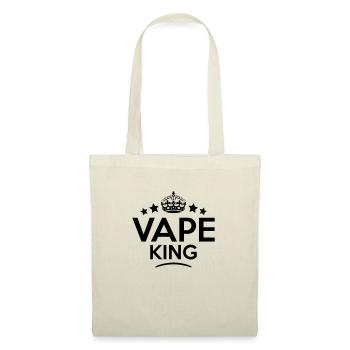 vape king keep calm style crown stars - Tote Bag - nature - Front