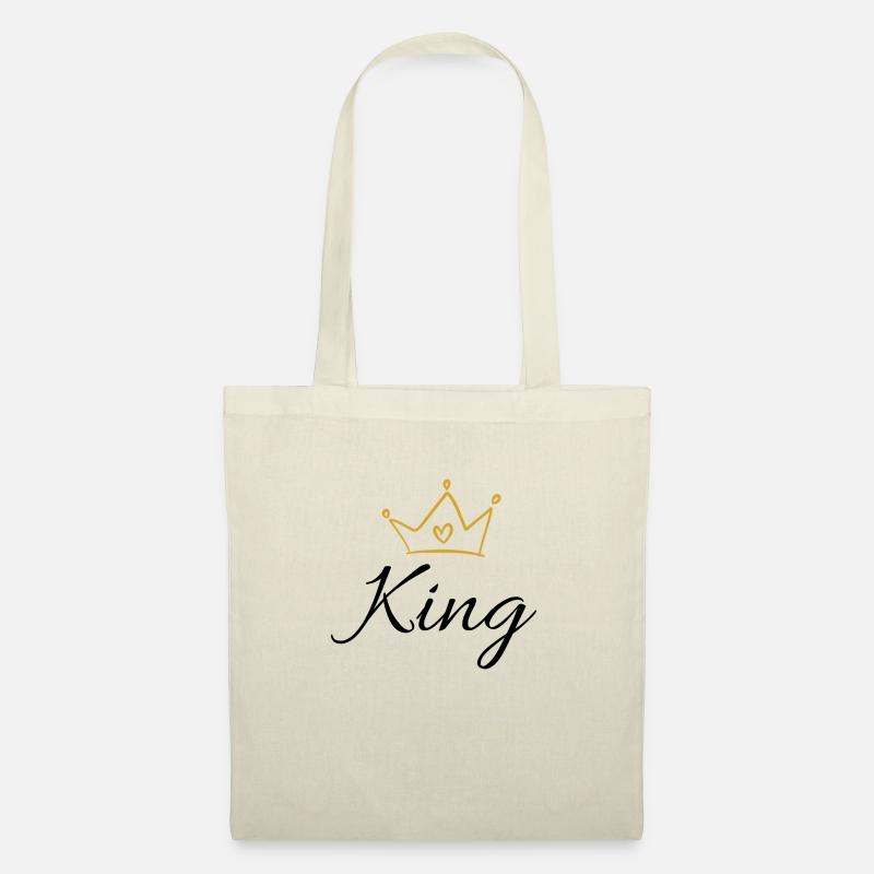 King - Stoffbeutel - Natur