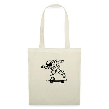 Un astronaute monte en skateboard astronautes de l’espace - Sac en tissu - nature - Devant