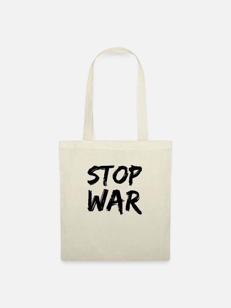 Stop War - Stoffbeutel - Natur
