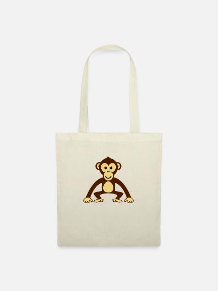 monkey__f3 - Stoffbeutel - Natur
