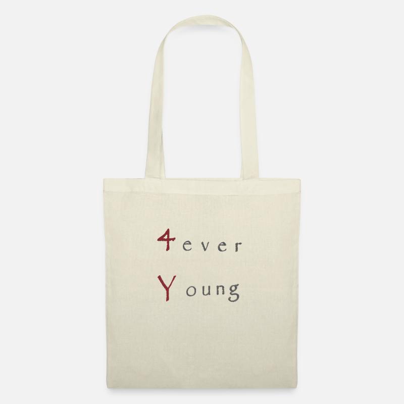 forever young - Stoffbeutel - Natur